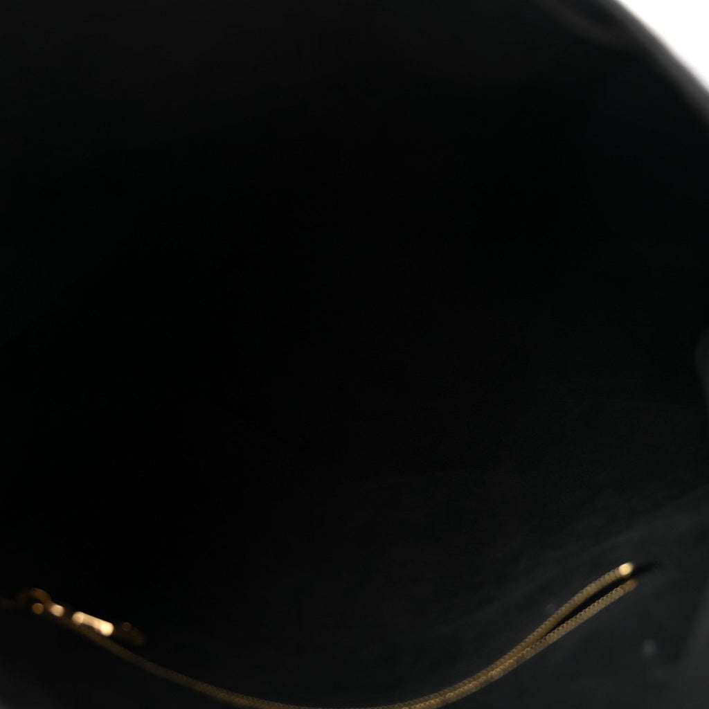 Monogram Flower Hobo Black