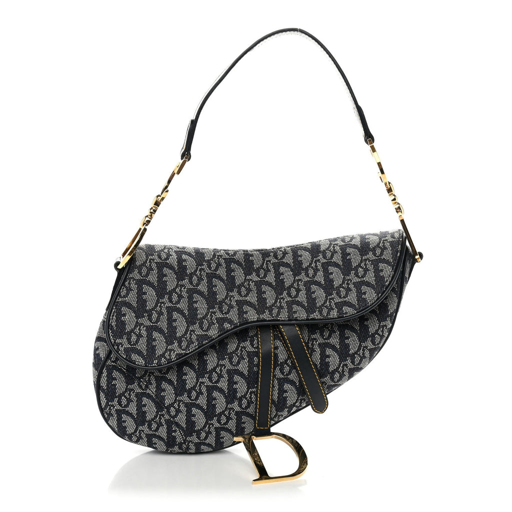 Monogram Saddle Bag Blue