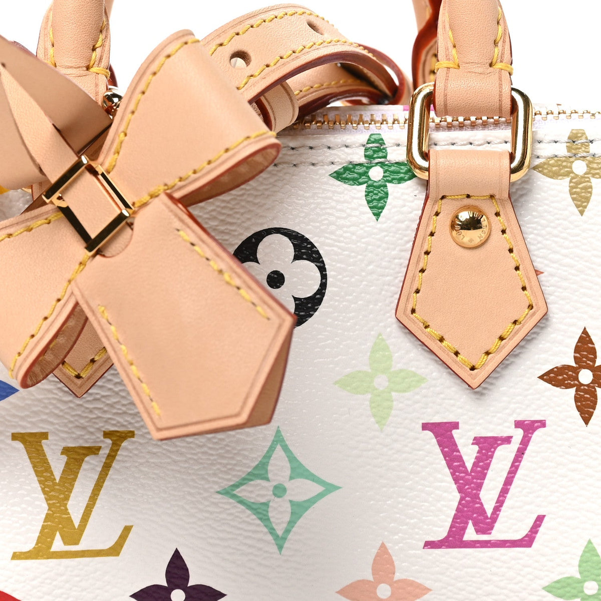 LV X TM Monogram Multicolor Nano Speedy White