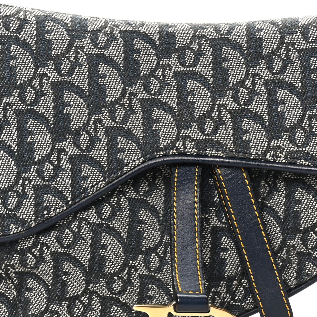Monogram Saddle Bag Blue