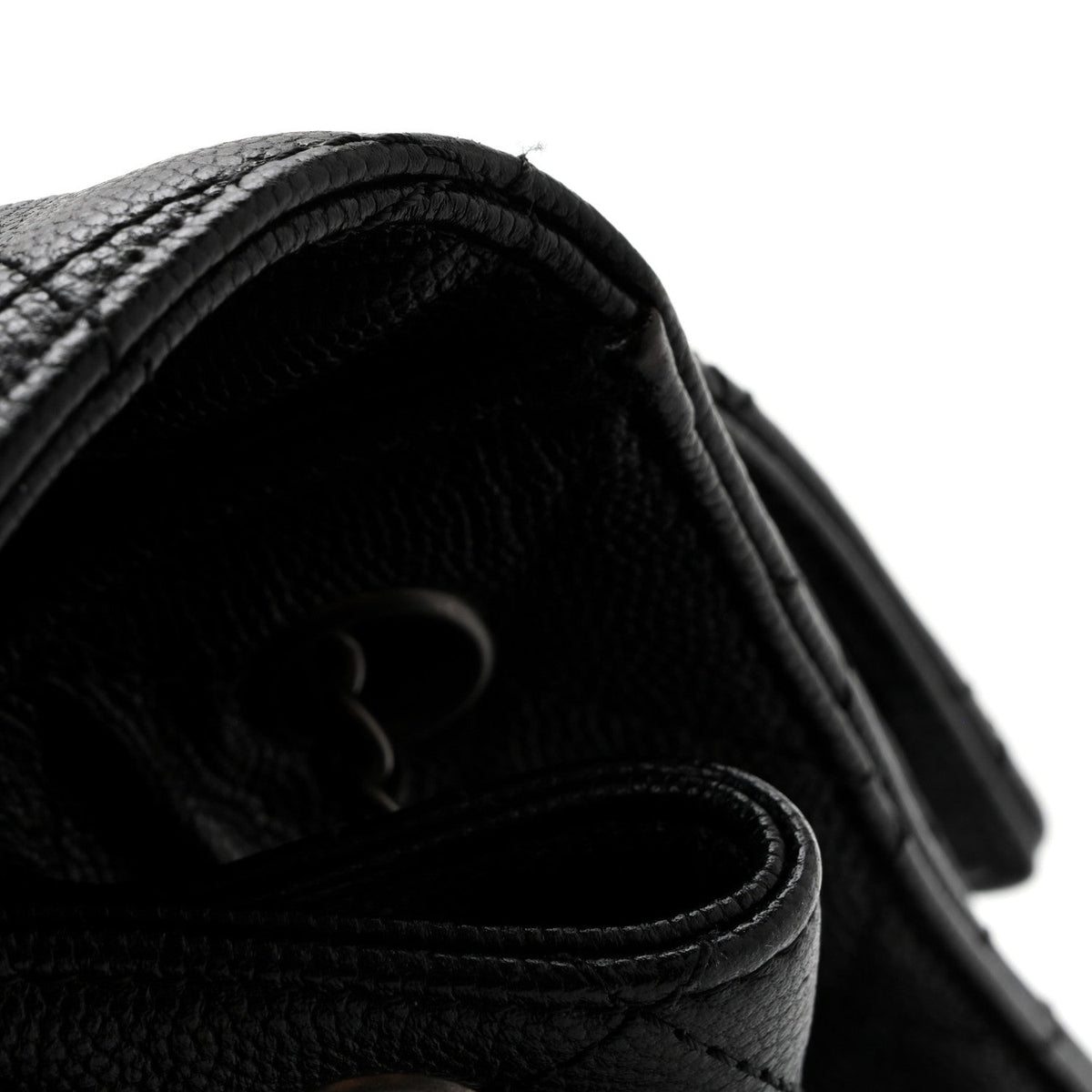 Caviar Quilted Small Chanel 25 Handbag Black