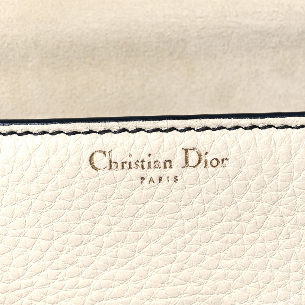 Calfskin Dioraddict Top Handle White