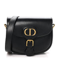 Box Calfskin Small Bobby Flap Black