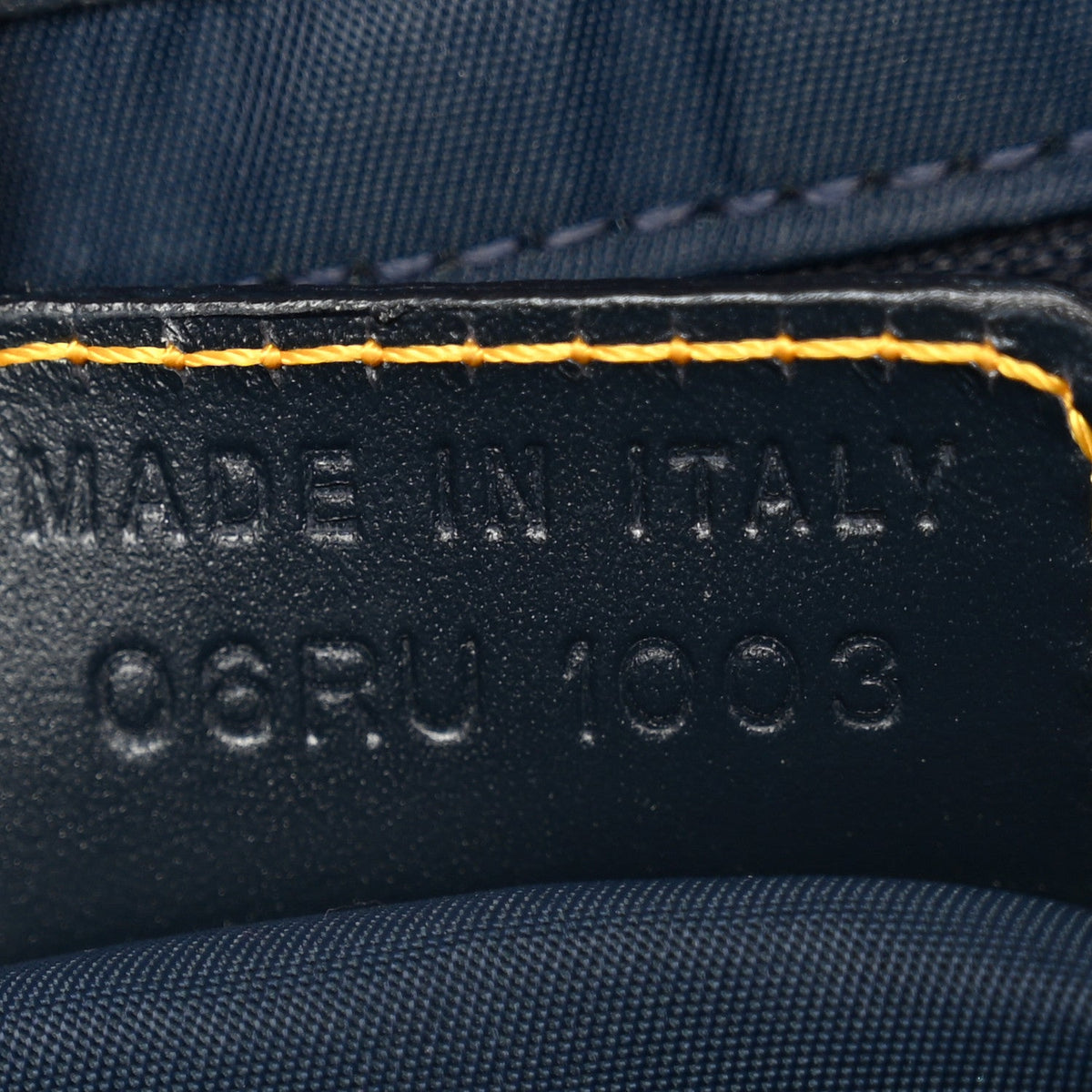 Monogram Saddle Bag Blue