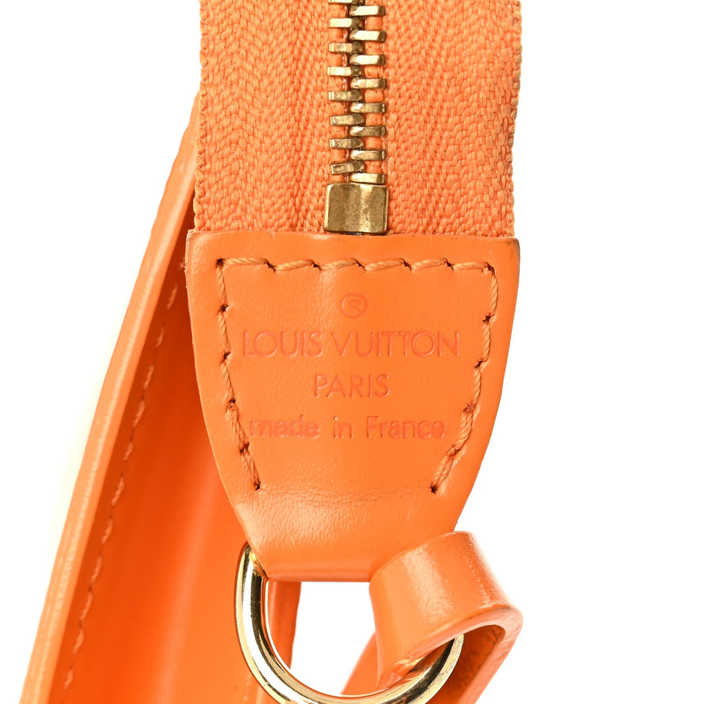 Epi Pochette Accessories 24 Mandarin