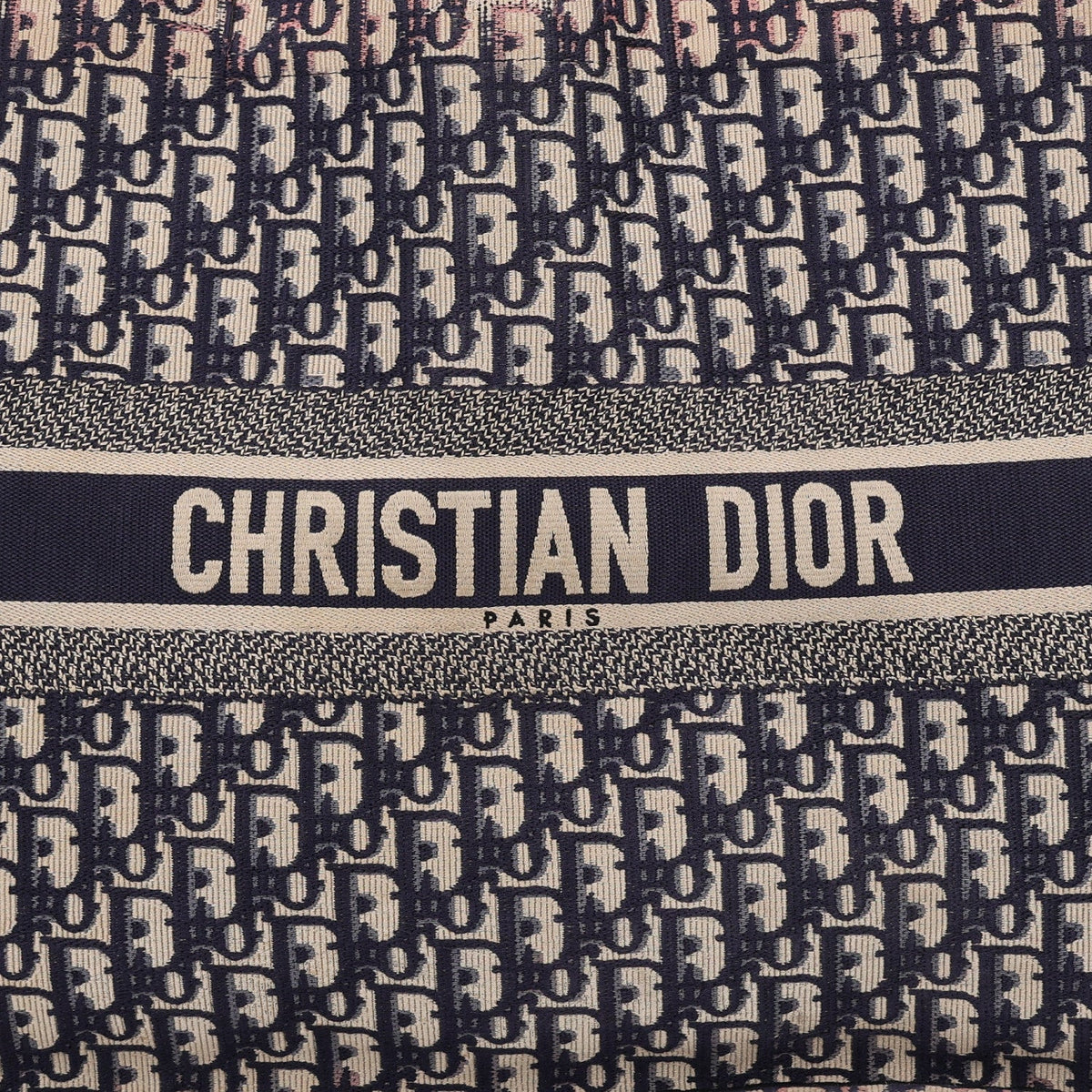Oblique Large Book Tote Blue Multicolor