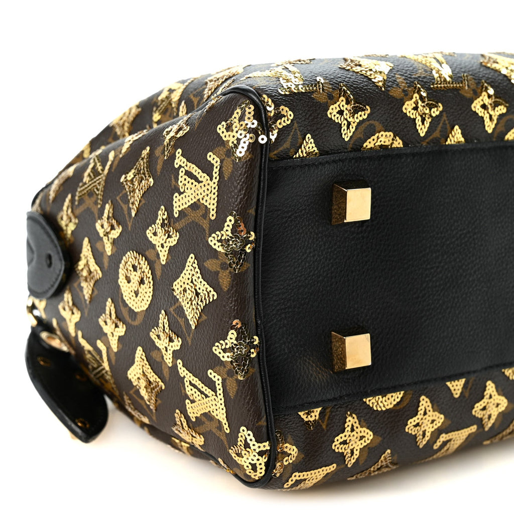 Monogram Sequins Eclipse Speedy 28 Gold