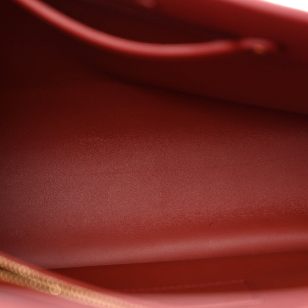 Smooth Calfskin Capucines GM Rust