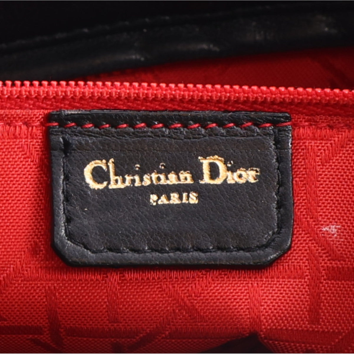 Lambskin Cannage Large Lady Dior Black