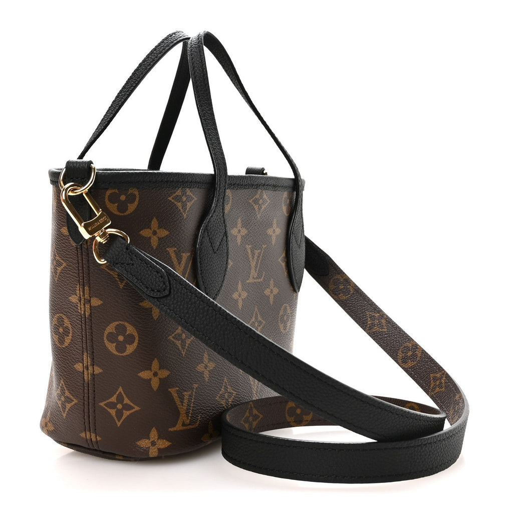 Monogram Neverfull Inside Out Bandouliere BB Black