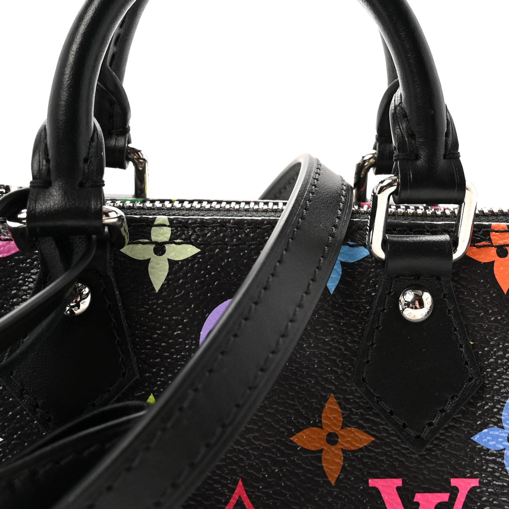 LV X TM Monogram Multicolor Nano Speedy Black