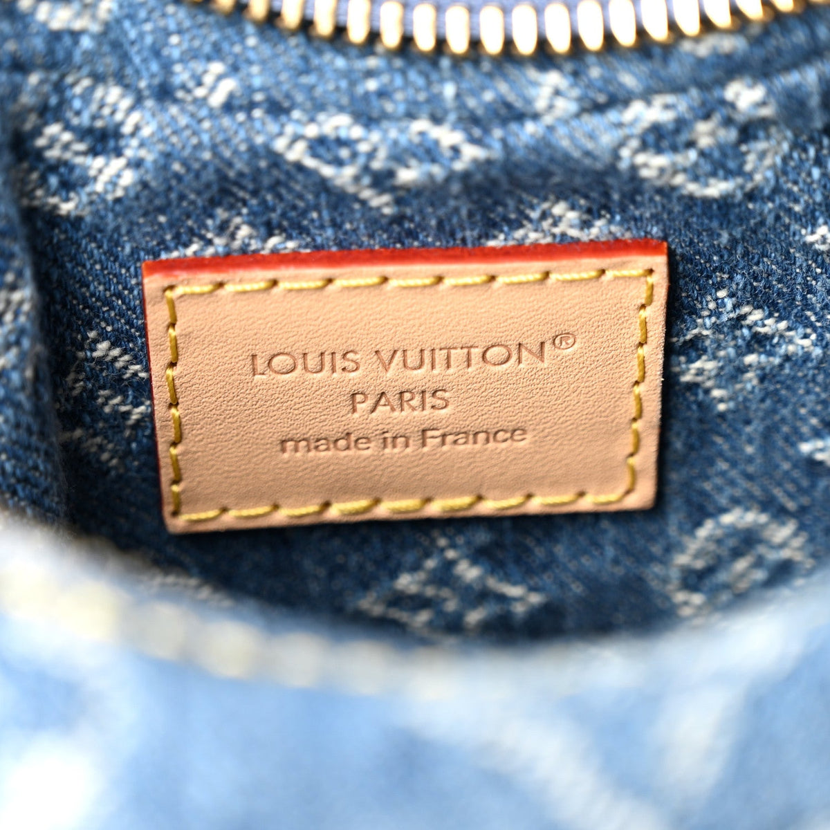 Monogram Denim Pochette Valley Blue