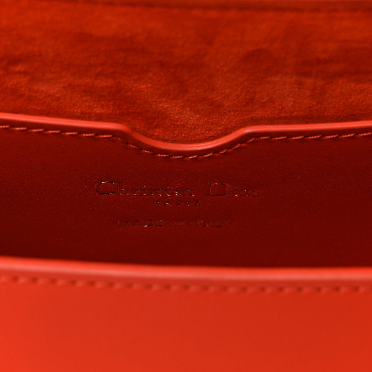 Box Calfskin East West Bobby Bag Orange