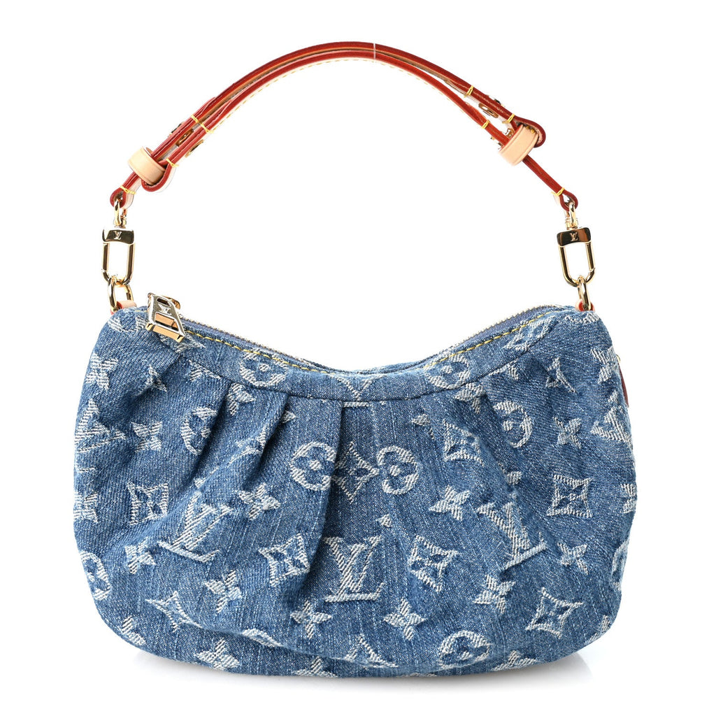 Monogram Denim Pochette Valley Blue