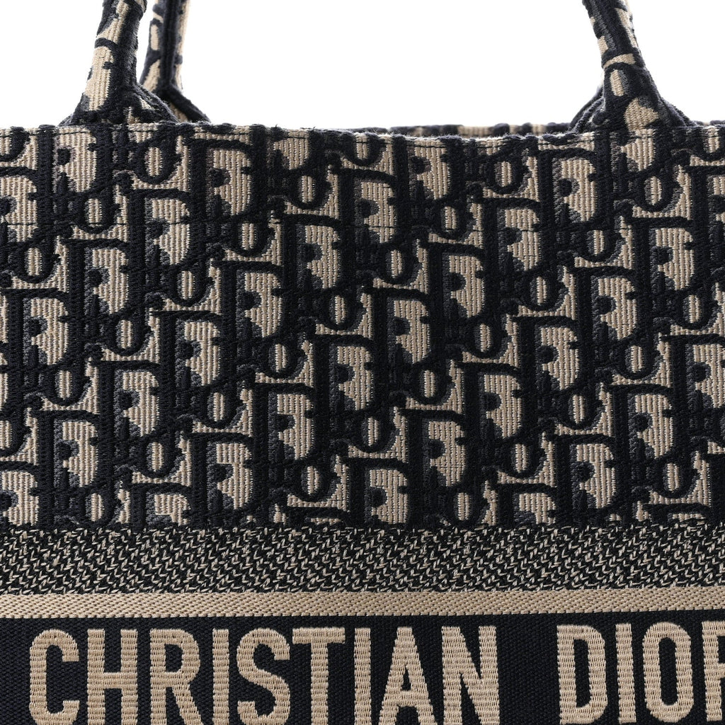 Oblique Large Book Tote Blue Multicolor