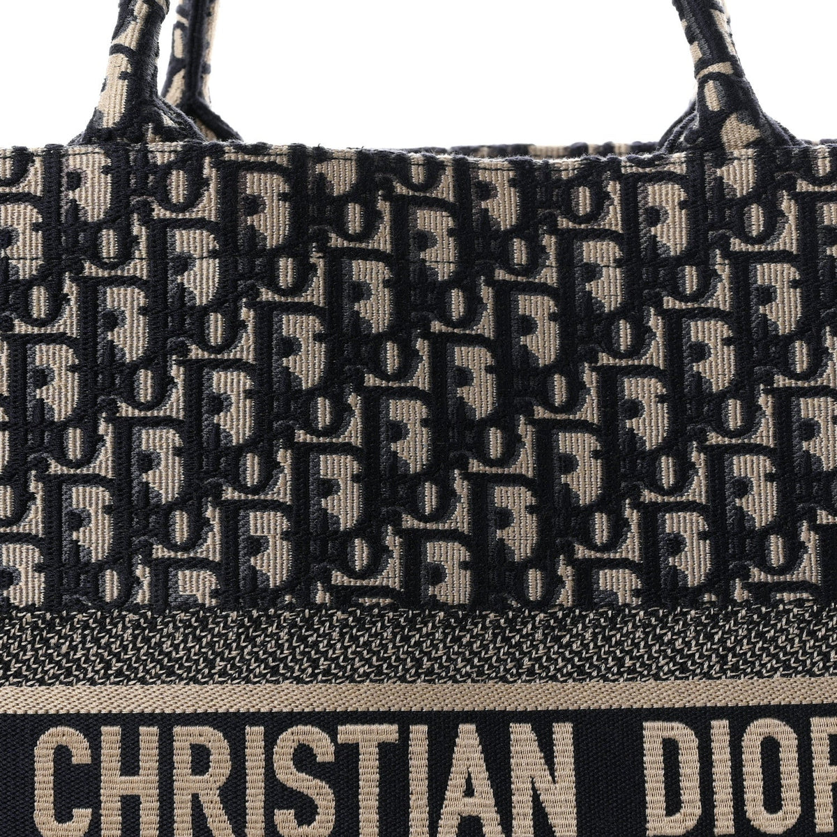 Oblique Large Book Tote Blue Multicolor