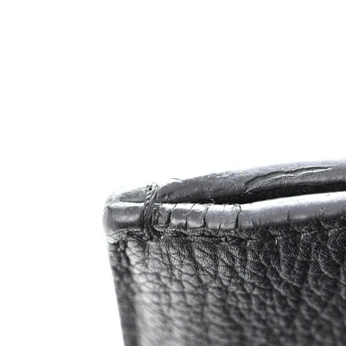 Soft Calfskin Lockme Tote MM Black