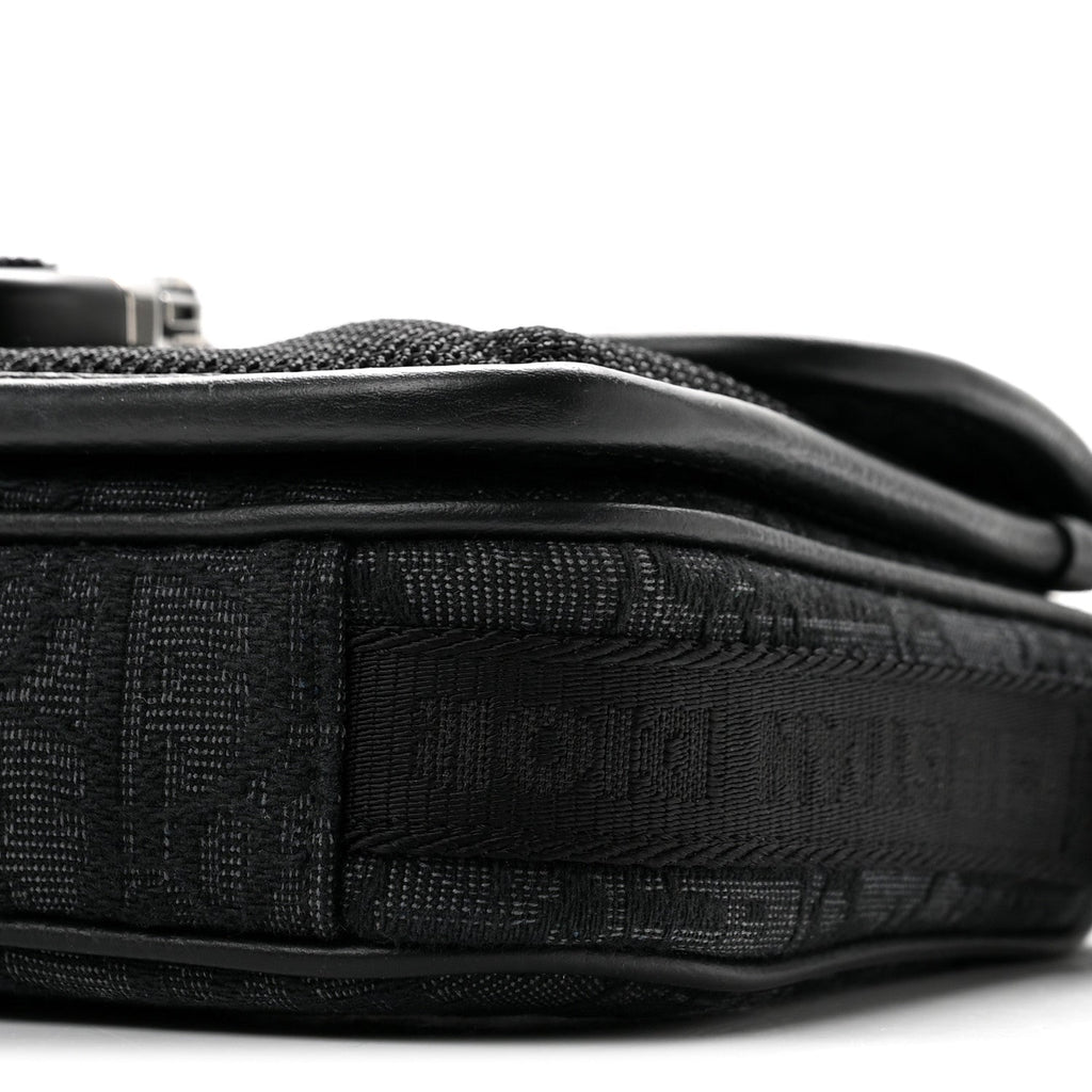 Oblique Jacquard Dior 8 Bag With Strap Black Multicolor