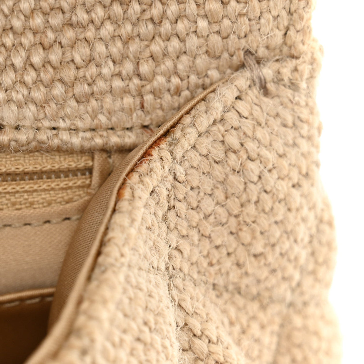 Tweed Raffia Coco Country Jumbo Flap