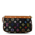 Monogram Multicolor Pochette Accessories Black