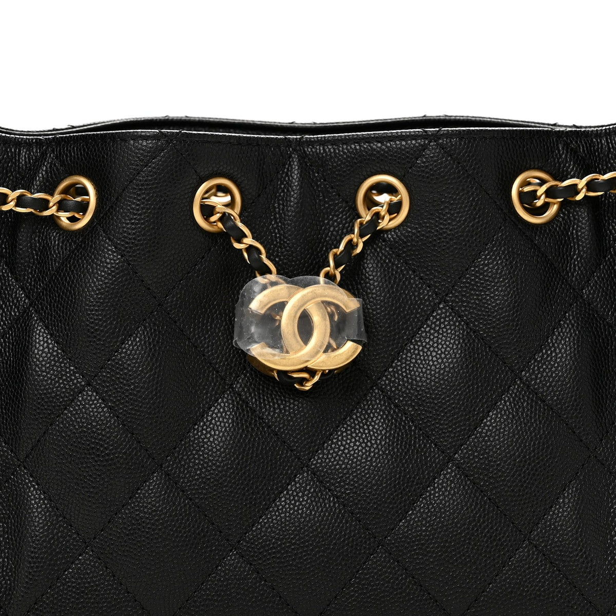 Caviar Quilted Mini Chanel 25 Handbag Black