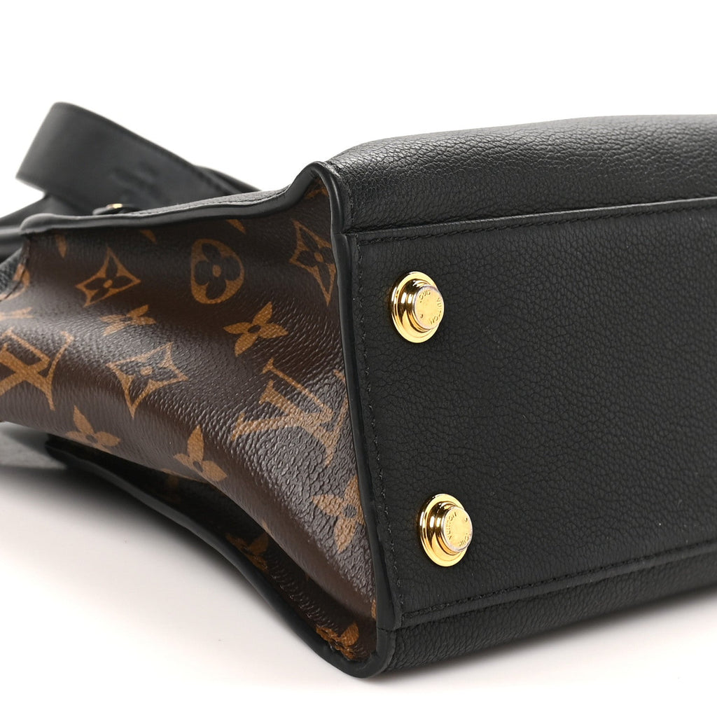 Calfskin Monogram On My Side PM Black