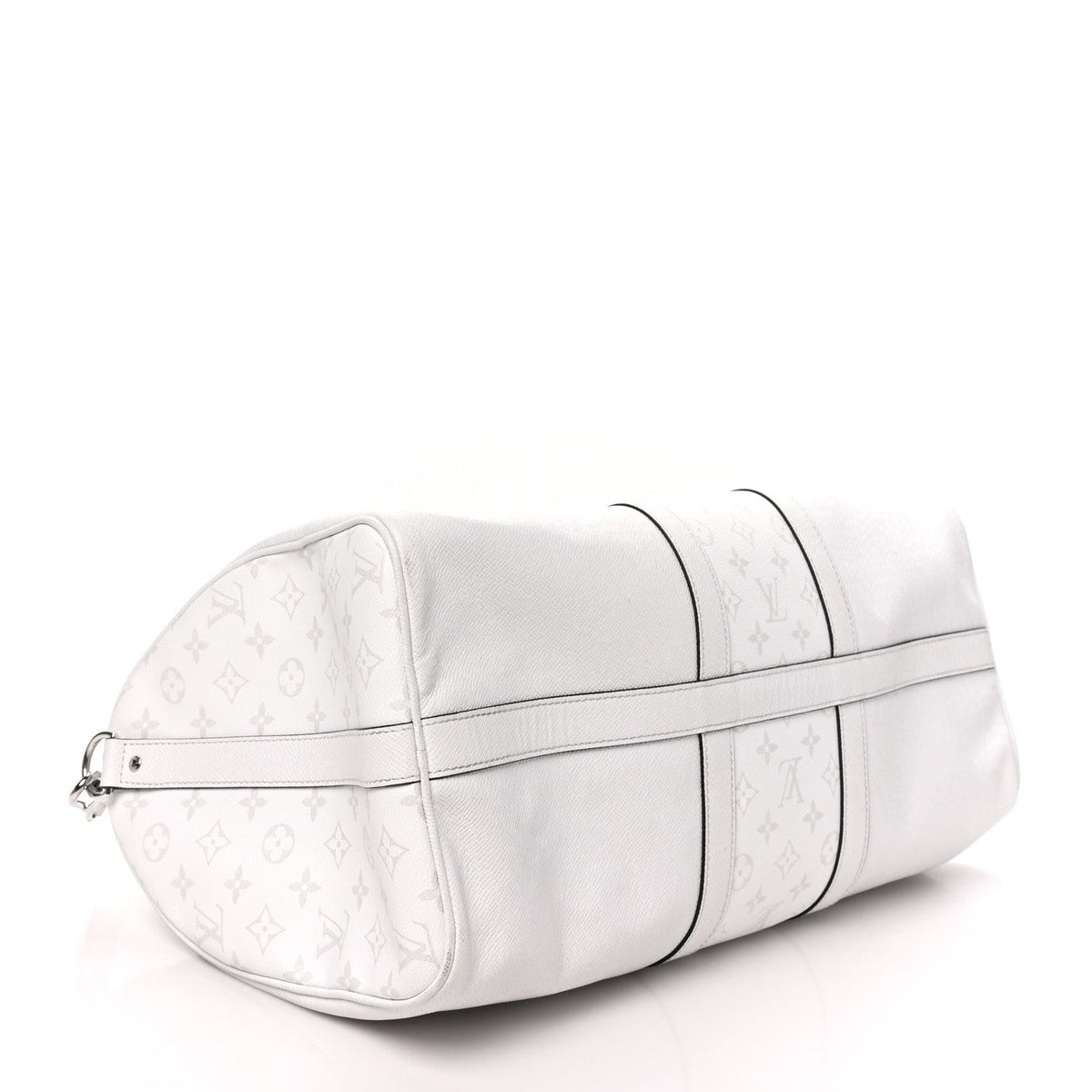 Monogram Taiga Keepall Bandouliere 45 Optic White