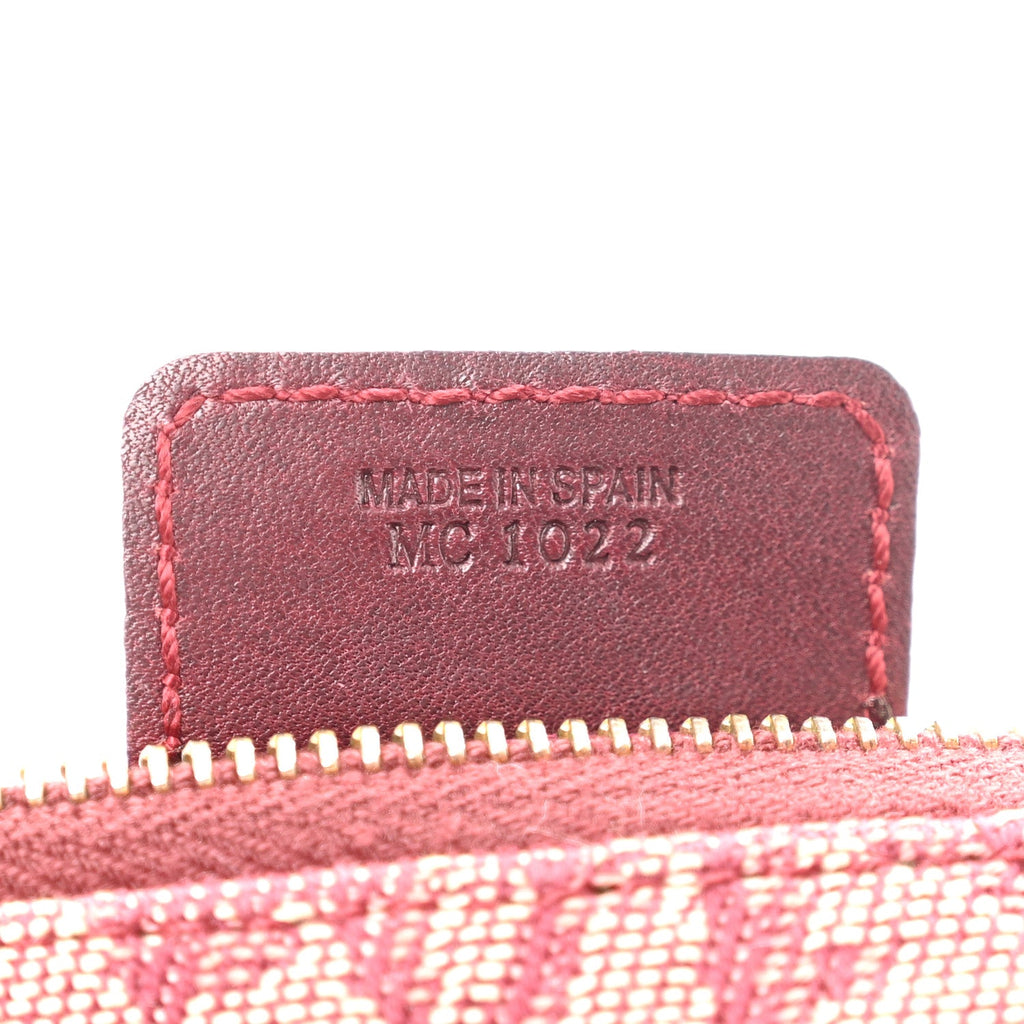 Monogram Mini Saddle Pochette Burgundy