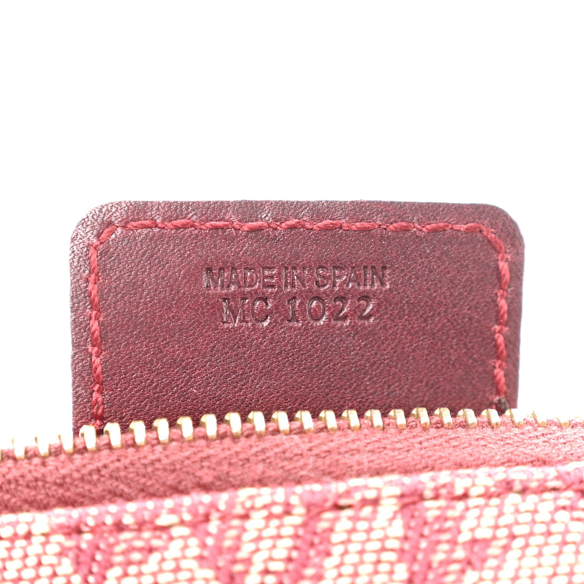 Monogram Mini Saddle Pochette Burgundy