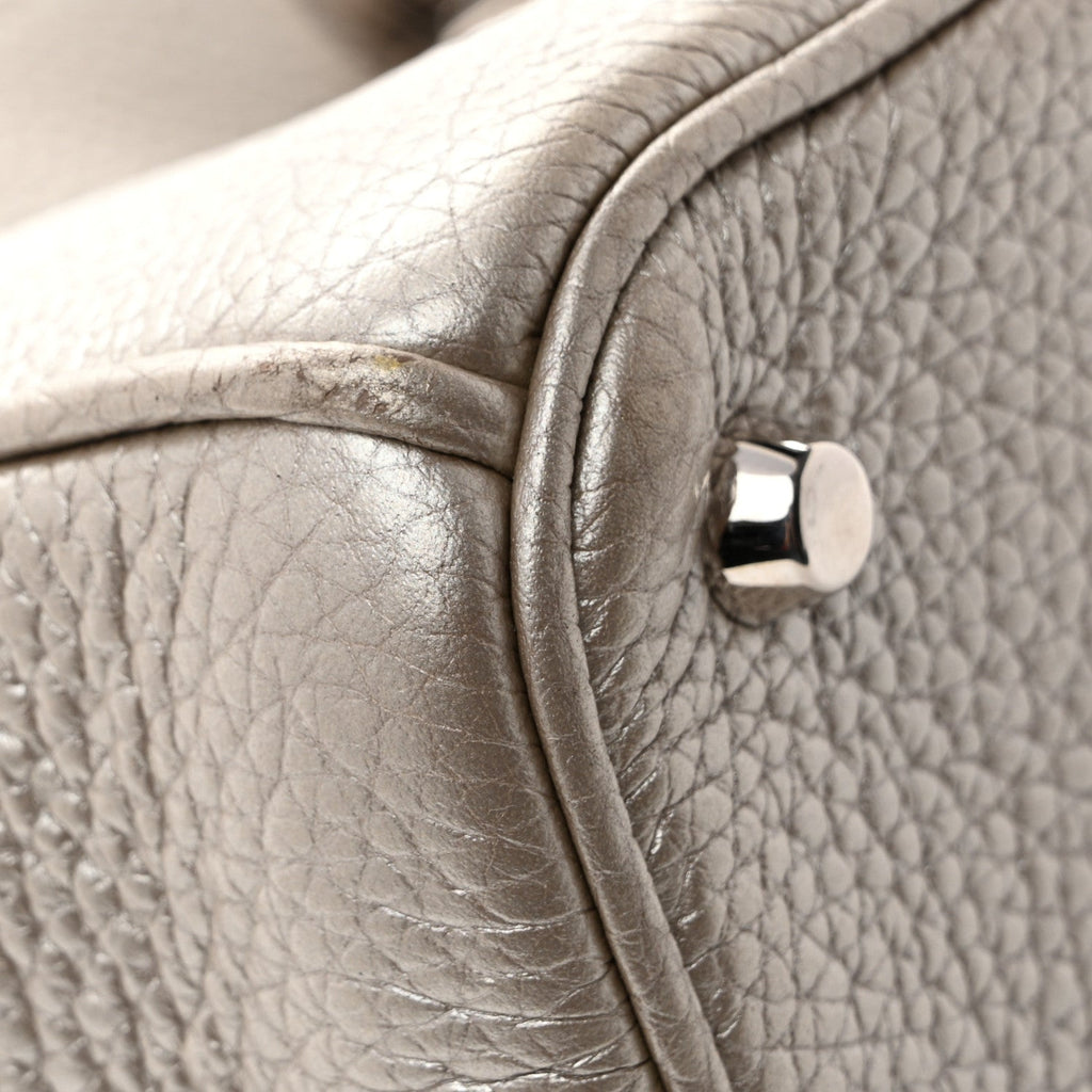 Metallic Bullcalf Medium Diorissimo Bag Champagne