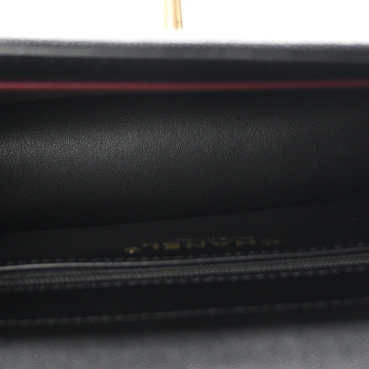 Shiny Caviar Preppy Coco Small Flap Black