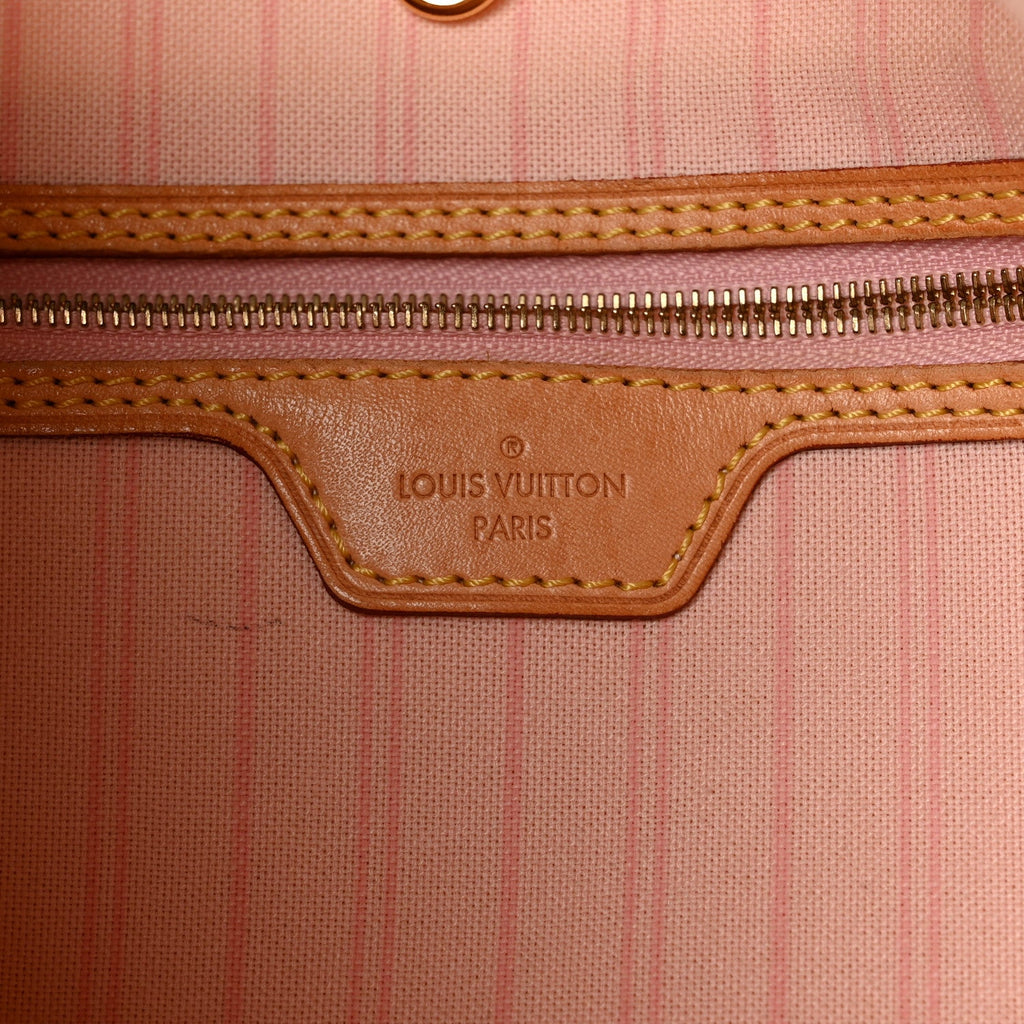 Damier Azur Delightful MM Rose Ballerine