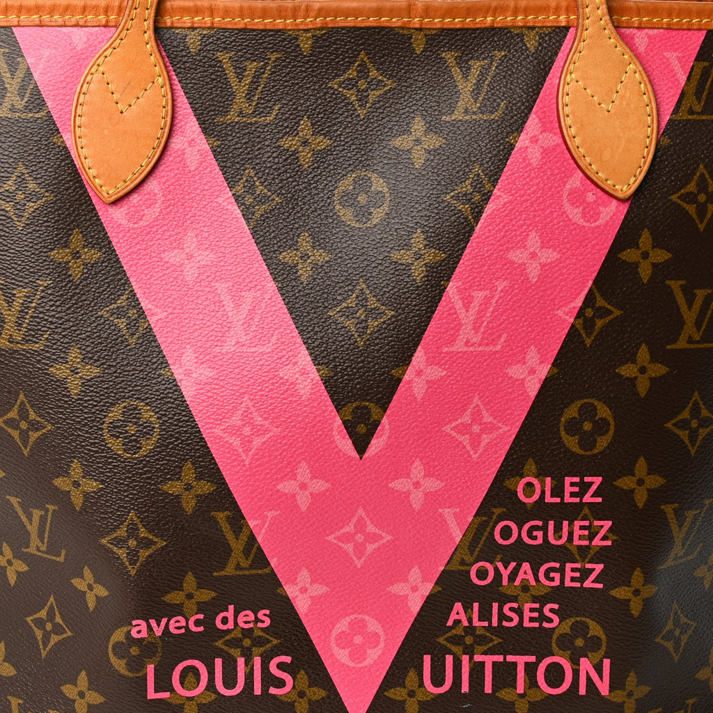 Monogram V Neverfull MM Grenade