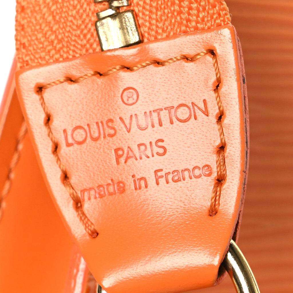 Epi Pochette Accessories 24 Mandarin