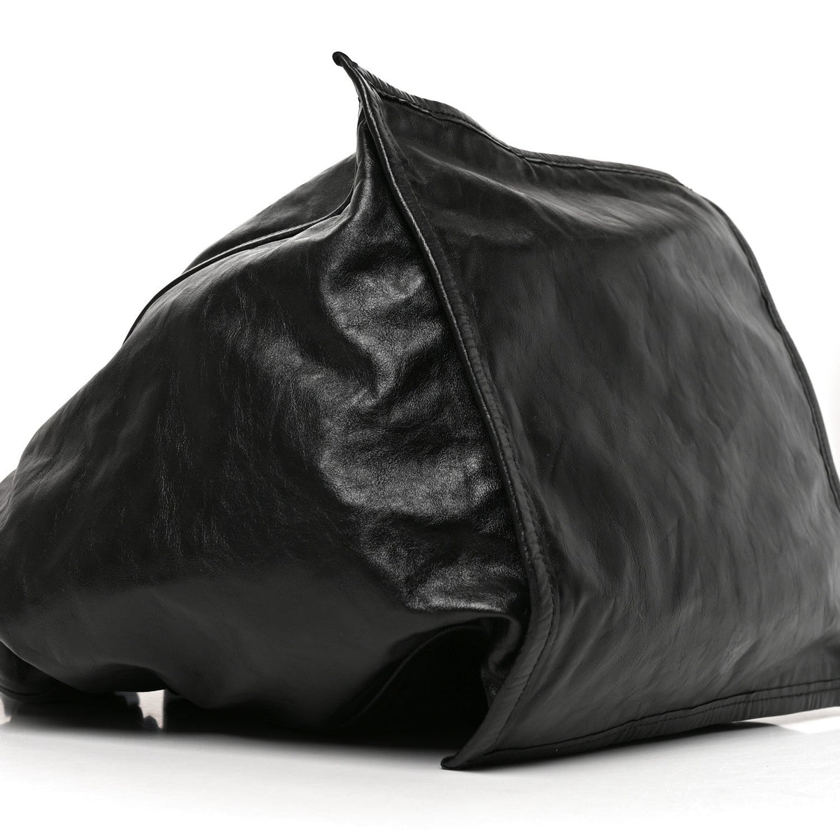 Calfskin Medium Cargo Tote  Black