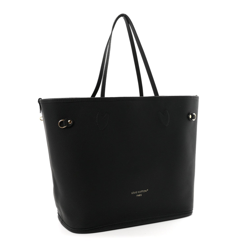 Monogram Calfskin Neo Neverfull Inside Out MM Black