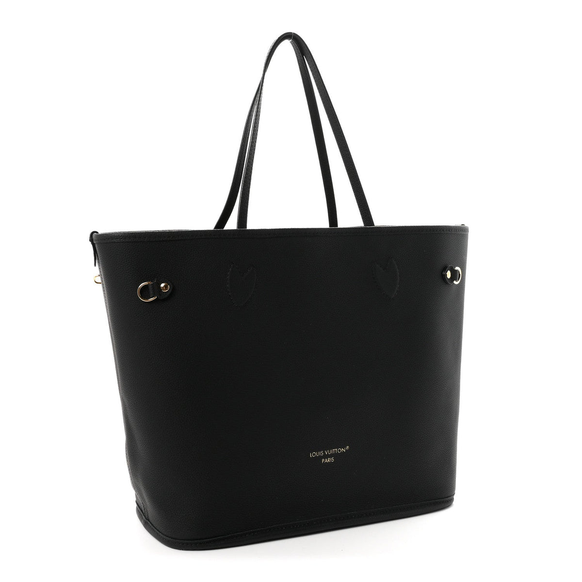 Monogram Calfskin Neo Neverfull Inside Out MM Black