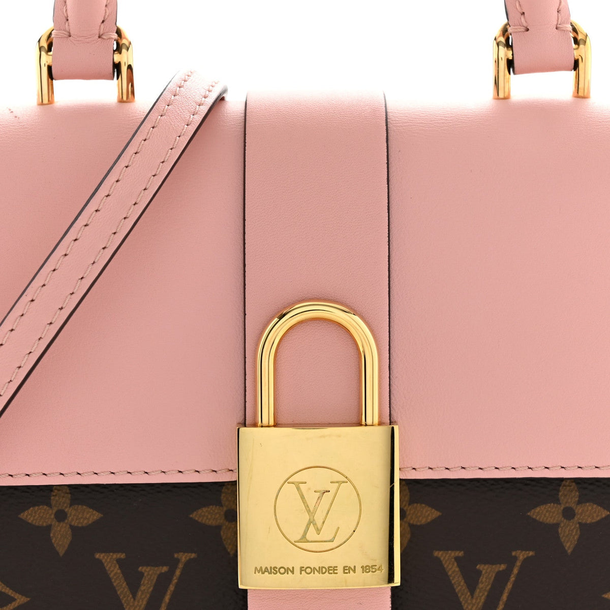 Monogram Locky BB Rose Poudre