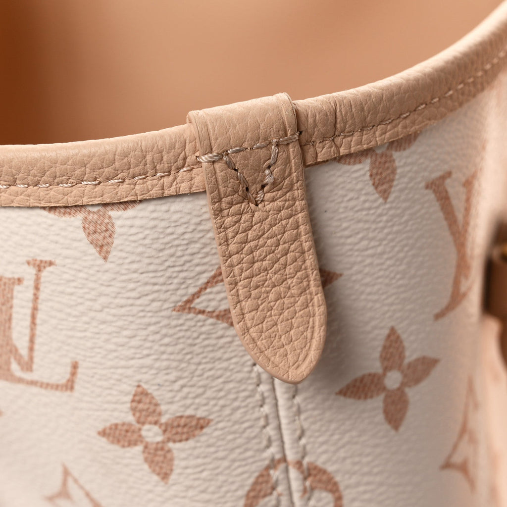Monogram Inside Out Reversible Neverfull MM Dune Hazelnut