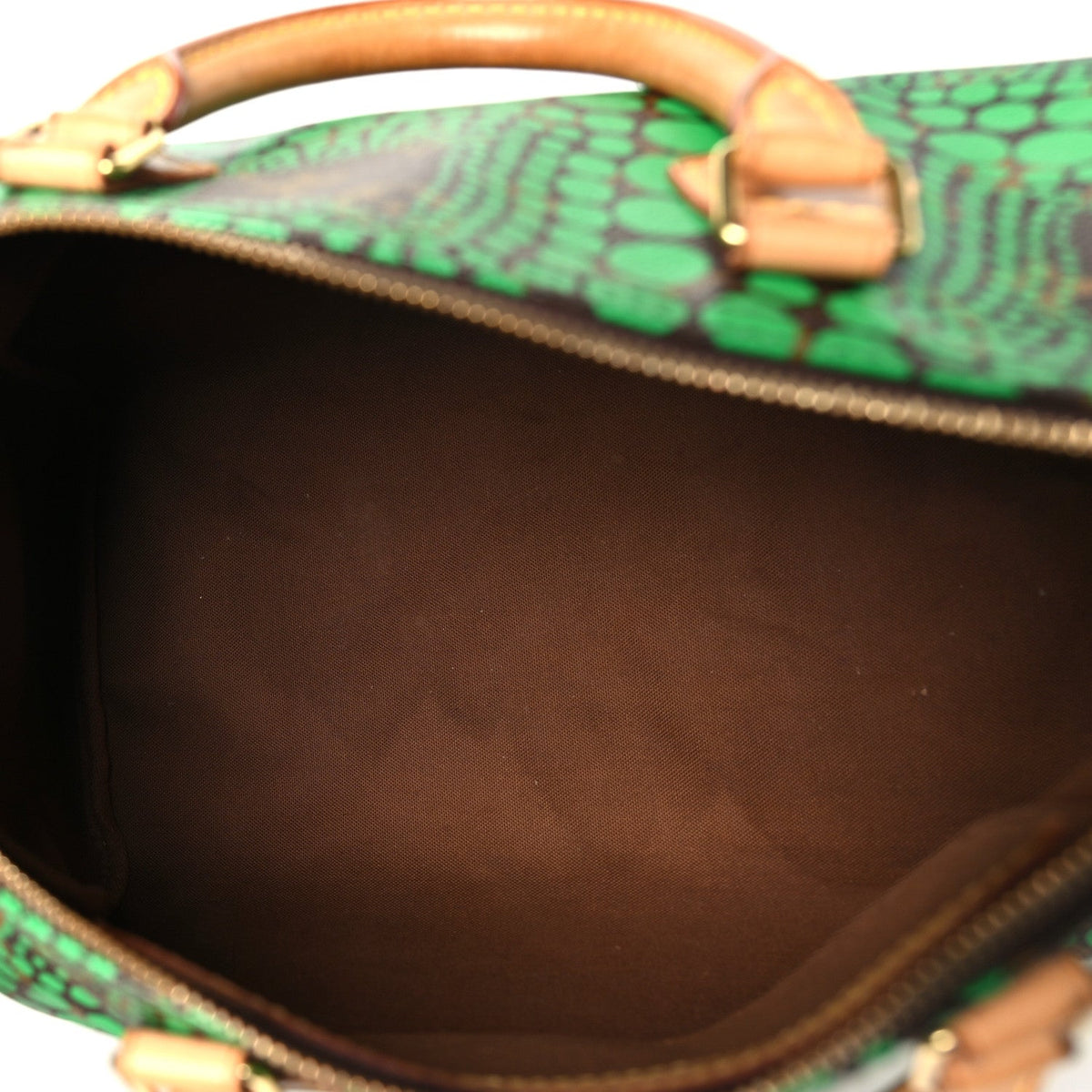Monogram Kusama Town Speedy 30 Green