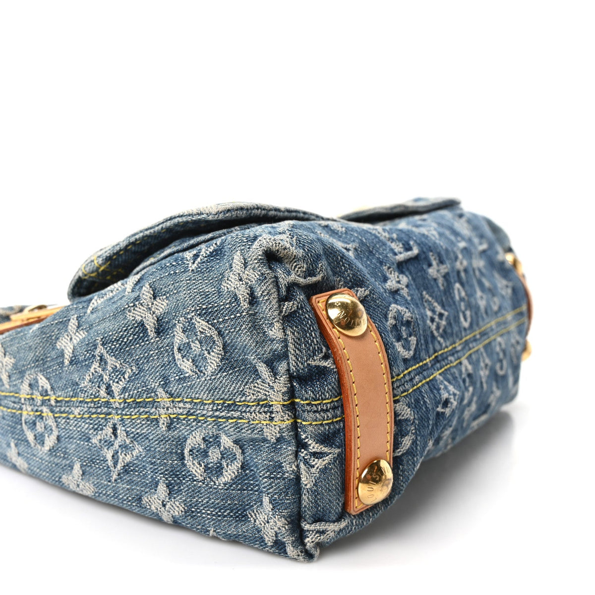 Monogram Denim Baggy PM Blue