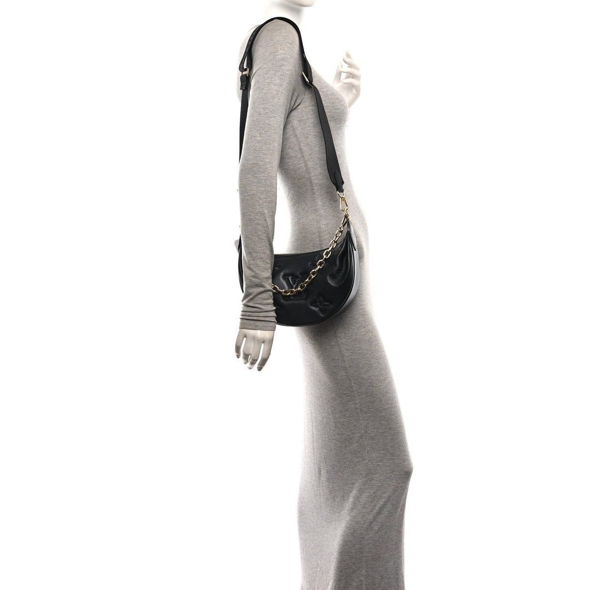 Calfskin Bubblegram Over The Moon Black