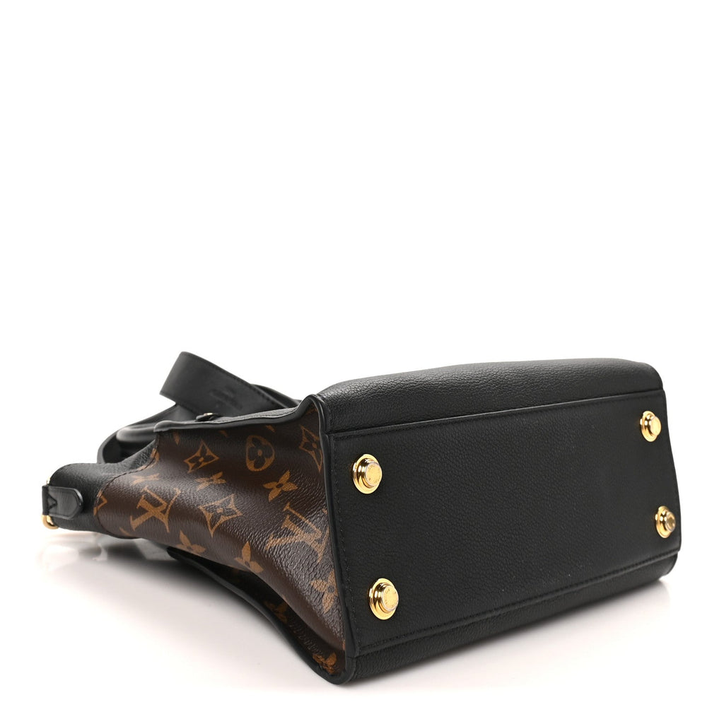 Calfskin Monogram On My Side PM Black