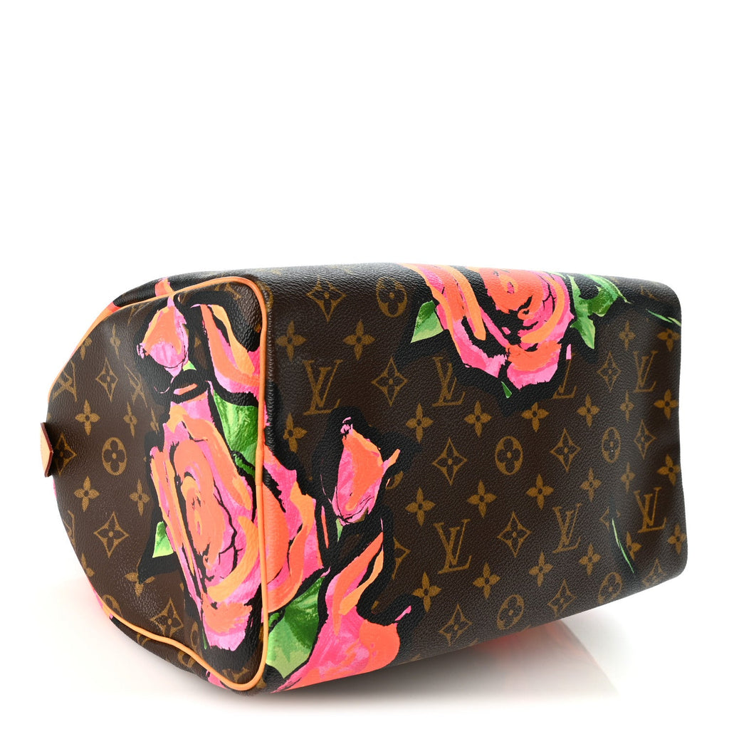 Monogram Roses Speedy 30