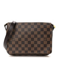 Damier Ebene Musette Tango Long Strap