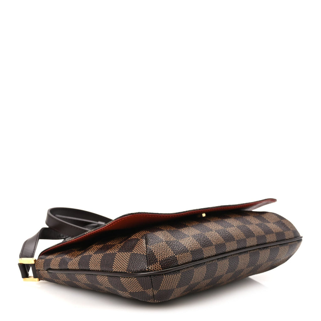 Damier Ebene Musette Tango Long Strap