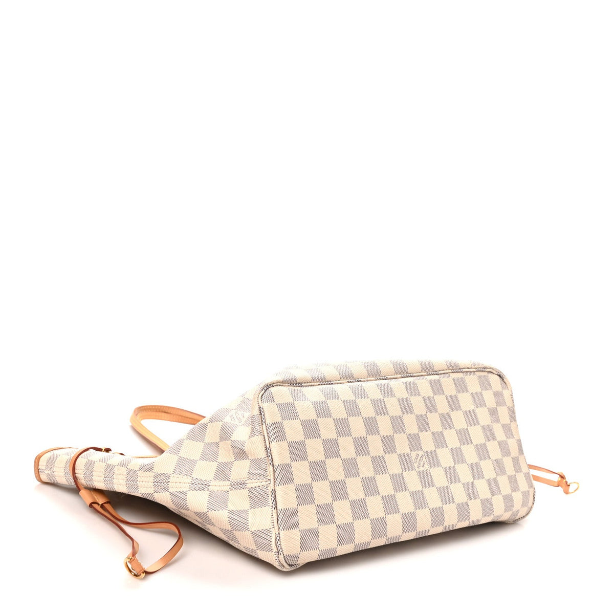 Damier Azur Neo Neverfull MM Rose Ballerine