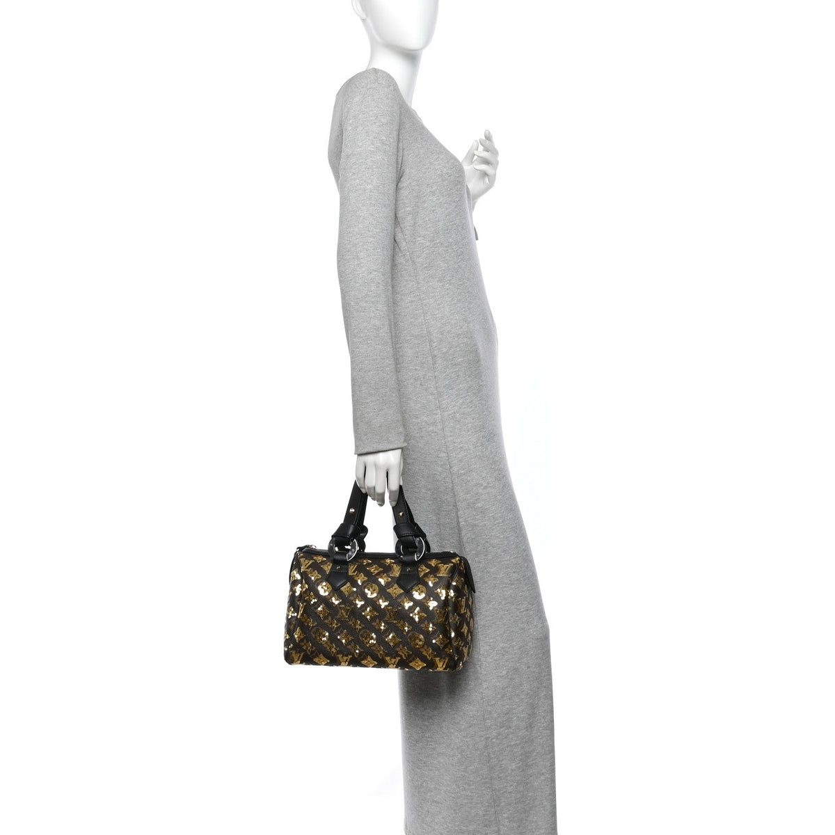 Monogram Sequins Eclipse Speedy 28 Gold