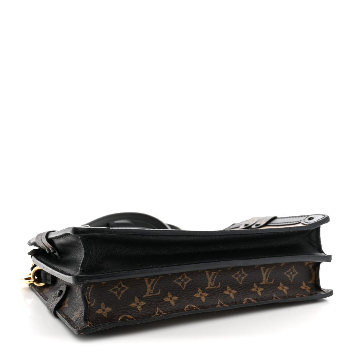 Reverse Monogram Trunk Clutch