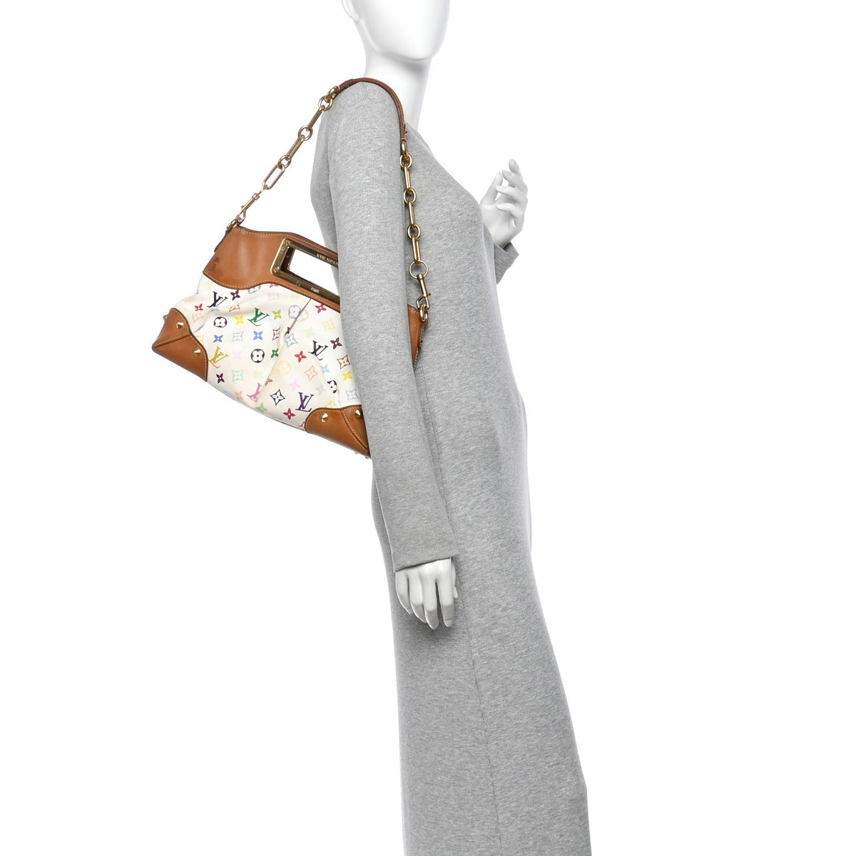 Monogram Multicolor Judy MM White
